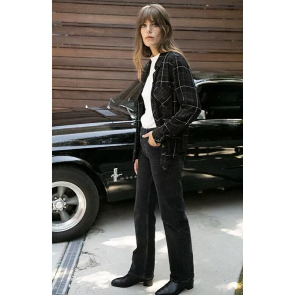 NEW Rails Topanga Straight High Waisted Jeans Black (Size 29) SALE!